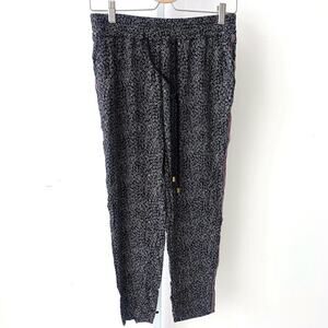 Anthropologie XS  Ett Twa Stripe Floral Jogger Pant
